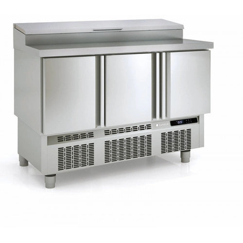 Saladette réfrigérée 3 portes - 8 bacs GN1/4