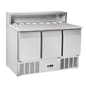 Saladette 3 Portes Dessus Granit 8 Bacs Gn 1/6
