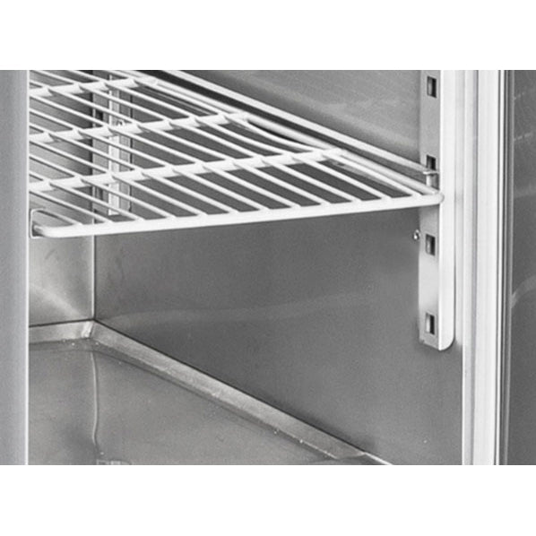 Saladette réfrigérée 2 Portes Avec Couvercle Inox